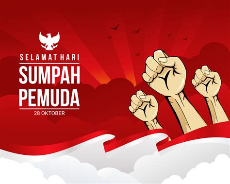 Indonesia Youth Pledge Day Vector Art At Vecteezy