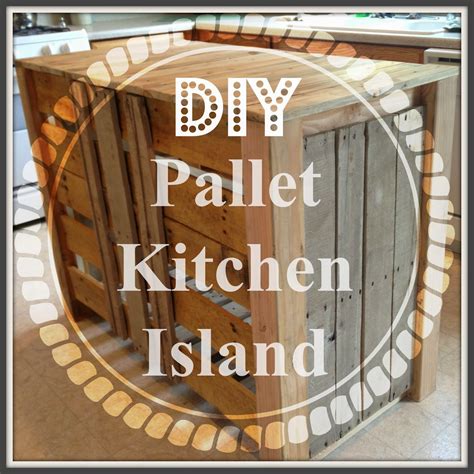 Noting Grace Diy Pallet Kitchen Island For Less Than