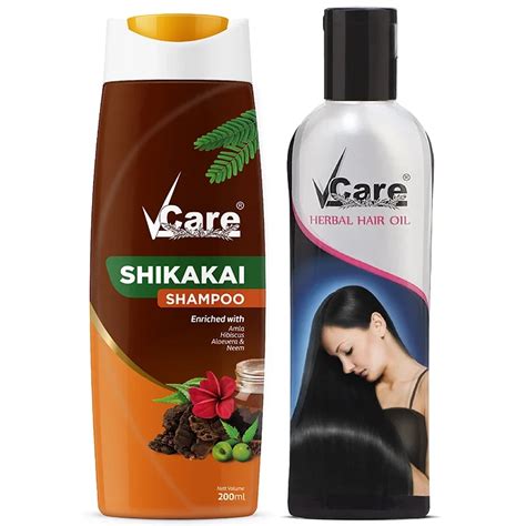 Shikakai Shampoo And Hair Growth Oil For Healthy Hair