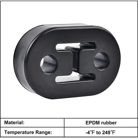 Performance Polyurethane Rubber Exhaust Hangers Adjustable Muffler