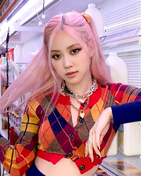 Rose Blackpink Pink Hair