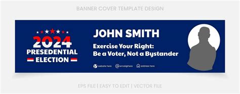 banner election template design cover social media 33643655 Vector Art ...