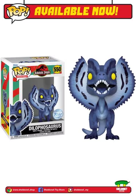 Buy Funko Funko Pop Movies Jurassic Park Dilophosaurus Moonlit