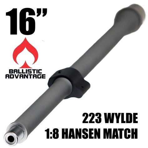 Ballistic Advantage Premium Barrel 223 Wylde 16 1 8 Twist Hanson Mid Cobratac