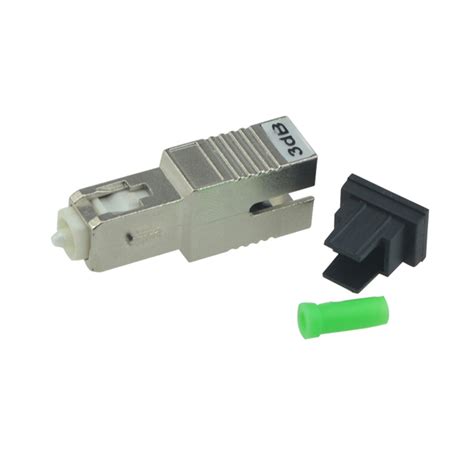 China Sc Apc Singlemode Female Male Fiber Attenuators Manufacturers And