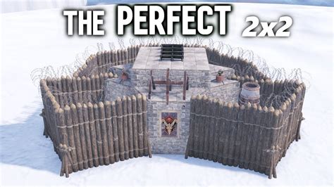 The Cube 2x2 Bunker Solo Rust Base Design 2023 Youtube