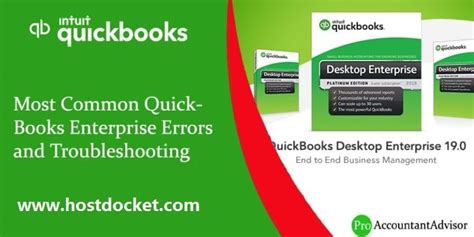 Quickbooks Desktop Enterprise Common Errors And It S Troubleshooting