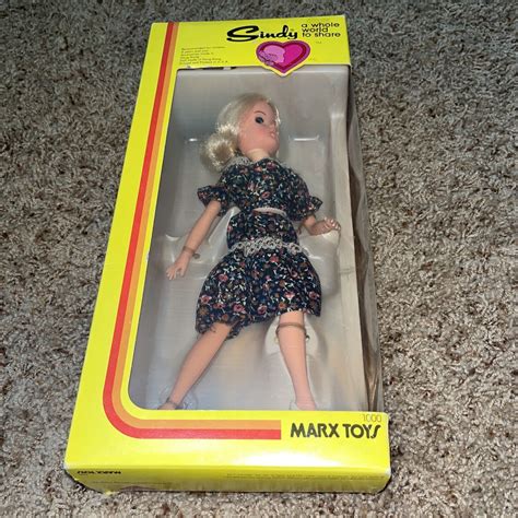 Vintage 1978 Marx 1000 Sindy Doll Opened Box See Pictures Includes