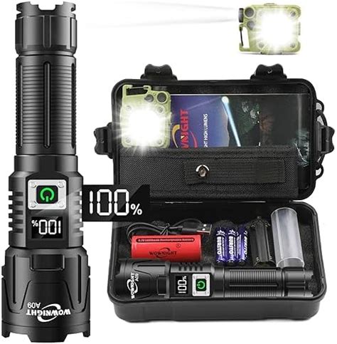 Shadowhawk Torches Led Super Bright Rechargeable Flashlight