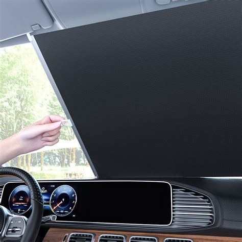 Kabnic Car Sun Shade Windshield Automatic Retractable Car Window