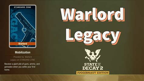 State Of Decay Warlord Legacy Questline Walkthrough And Tips Youtube