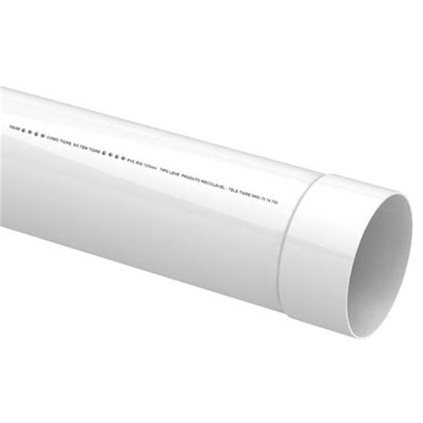 Tubo De Esgoto Primário De Pvc Branco 12 300mm 6 Metros 11207715