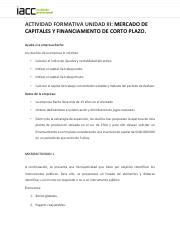 S Actividad Formativa U Acc Finzs Pdf Actividad Formativa