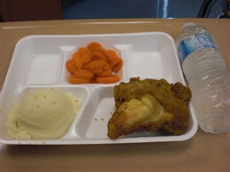 What's For School Lunch?: USA School Lunch - Fried Chicken and Mashed ...