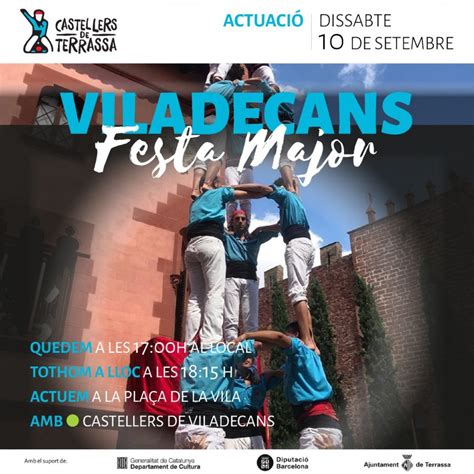 Viladecans Festa Major Castellers De Terrassa