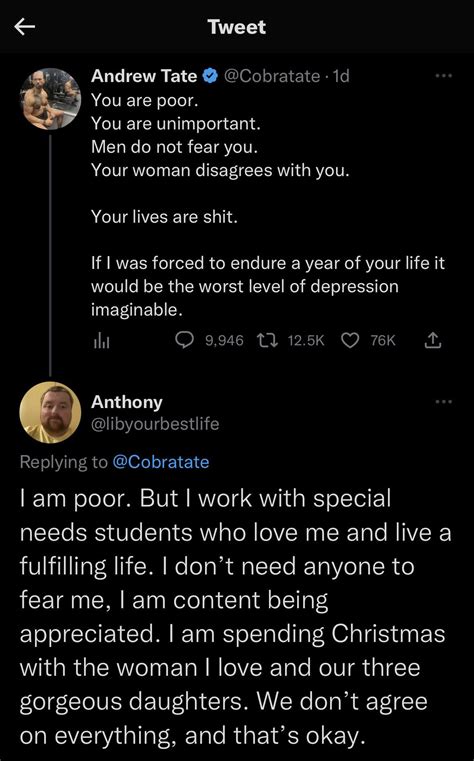 Andrew Tate Destroyed By Local Wholesome Man R Wholesomememes