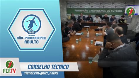 Conselho T Cnico Campeonato Catarinense N O Profissional Youtube