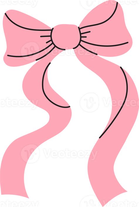 Coquette Pink Ribbon Bow 48679800 Png