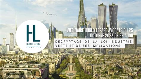 Replay Webinaire D Cryptage De La Loi Industrie Verte Et De Ses