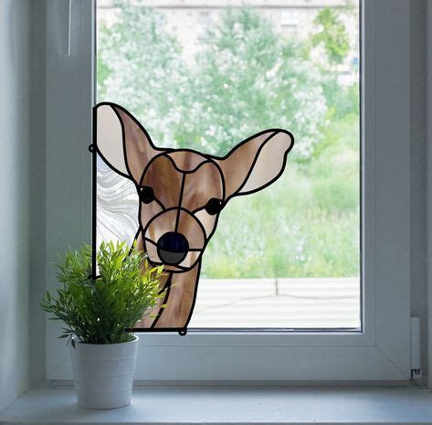 Deer Buddy Stained Glass Pattern GlassyRock Arts Stained Glass