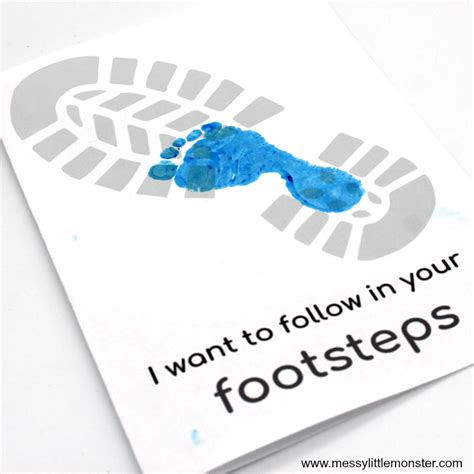 Following In Daddy S Footsteps Printable