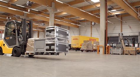 DHL Global Event Logistics Messeplatz Logistik