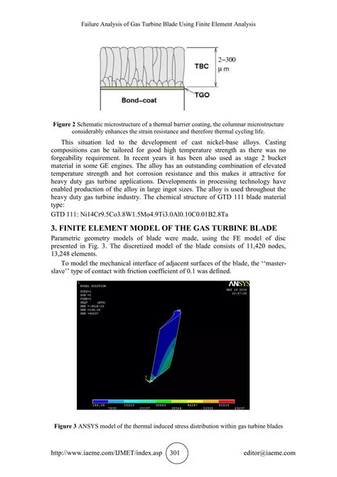 Failure Analysis Of Gas Turbine Blade Using Finite Element Analysis