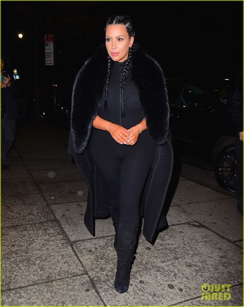 Kim Kardashian Flaunts Post Baby Body In Skin Tight Bodysuit Photo