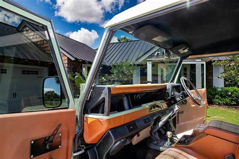 Land Rover Defender Heritage Green Extensively Upgraded Right