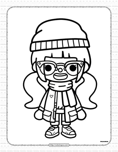 Printable Toca Life Coloring Pages Updated 2024