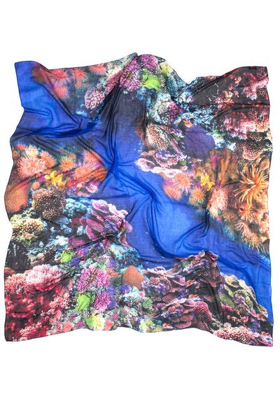 Coral Reef II Scarf | Shadowplay New York | Galaxy Print Clothing