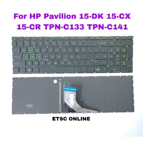 Keyboard For Hp Pavilion Gaming Cr Cw Dr Ec Cx Dk Tpn