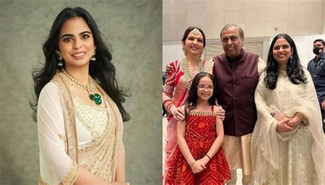 Isha Ambani Looks Pretty In An Off White Silk Kurta Makes Heads Turn