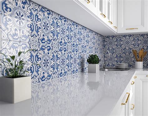 Miradouro Classic Portuguese Ceramic Tile | Country Floors | Home decor kitchen, Modern kitchen ...