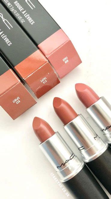 Spirit Taupe And Faux Mac Lipstick Lipstick Swatches Best Nude Lipsticks