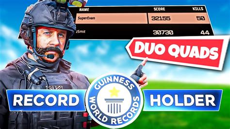 New Warzone World Record Duo Quads Youtube