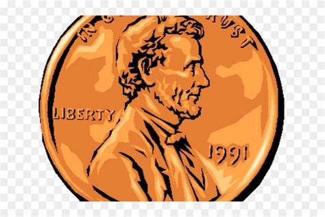 Both Sides Of A Penny Clipart Etc Abraham Lincoln Activities Clip