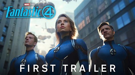 Marvel Studios The Fantastic Four First Trailer 2025 Pedro Pascal