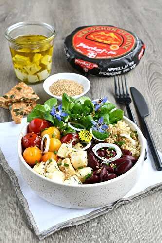 Buddha Bowl Au Reblochon De Savoie Aop Marin De A Vos Assiettes Et Ses