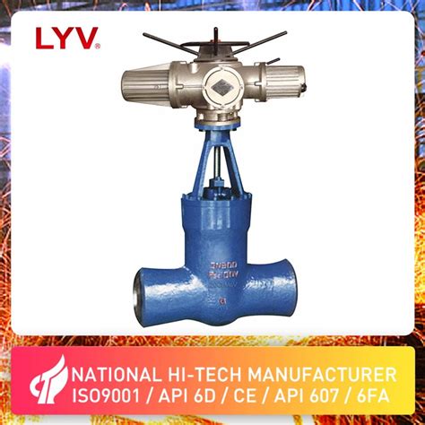 High Pressure 1500lb 2500lb Bw Butt Welded Power Station Wedge Gate Valve For Electricity Plant