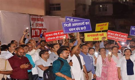 Rajasthan Right To Health Bill Police Lathi Charge To Prevent Private