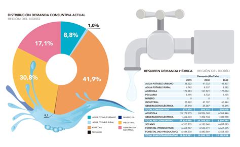 Biob O La Industria El Sector Energ A Y Agr Cola Consumen El Del Agua