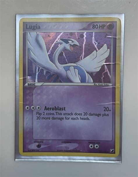 Lugia Unseen Forces Holo Rare Pokemon Card Lp Ebay