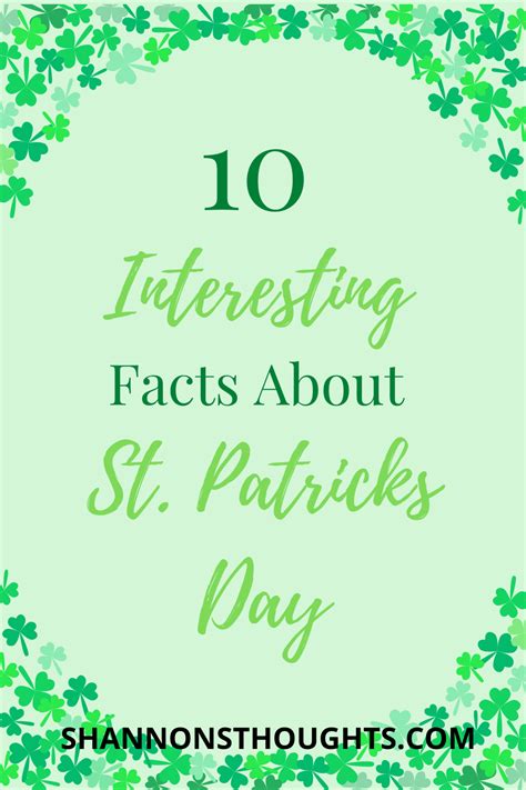 10 Interesting St Patrick S Day Facts Artofit