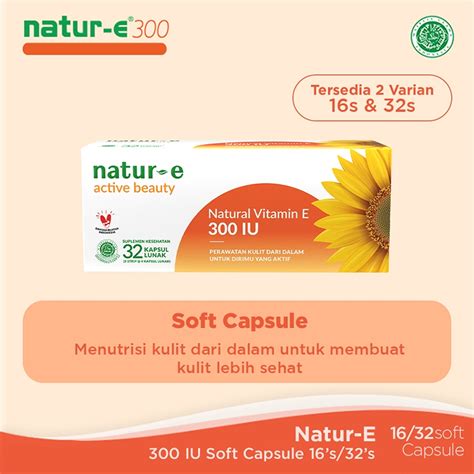 Jual Natur E Iu Soft Capsule S S Shopee Indonesia