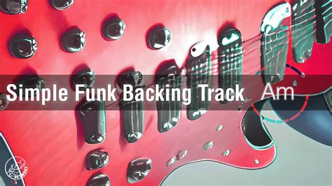 Simple Funk Backing Track In A Minor Youtube