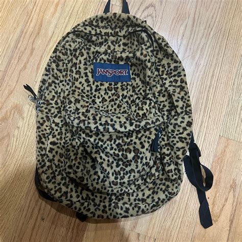 Jansport Leopard Print Backpack Rare Im Great Depop