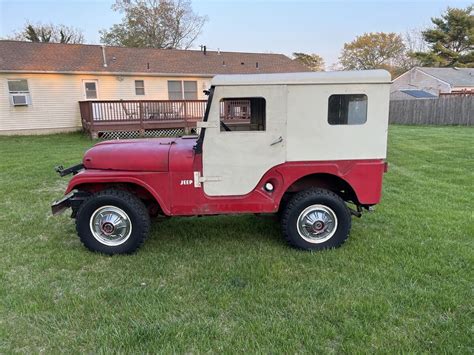 1958 Willys Cj 5 Red For Sale