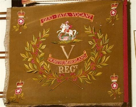 Regimental Colors 5th Foot Regiment British Army Battalion