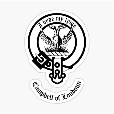 Campbell Of Loudoun Scottish Clan Surname Sticker For Sale By Bagtown